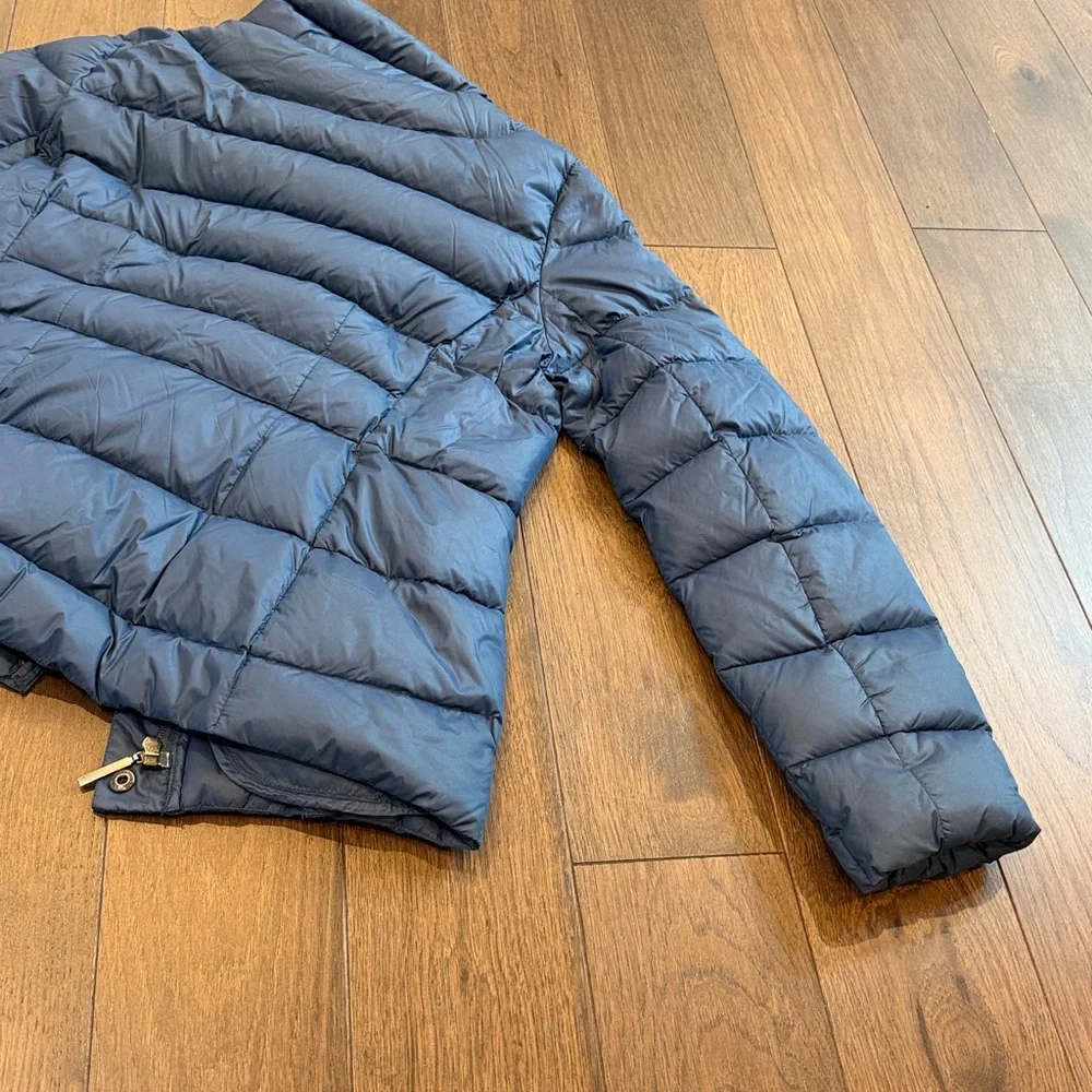 Lands End Puffer Jacket Women’s Size (6-8) Blue C5-077